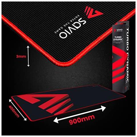 Tappetino Per Mouse Da Gioco Led Edition Turbo Dynamic XL 900 x 400 RGB - Foto 6