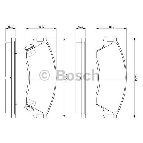 Kit Pastiglie Freno 986461127 - Foto 1