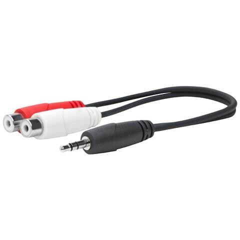 Promjmrcaf0.2 Cavo Audio 0,2 M 2 X Rca 3.5mm Nero (3.5mm Male To Rca Female -. - Warranty: 144m) - Foto 4