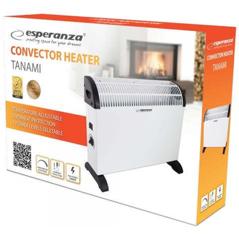 EHH008 stufetta elettrica Interno Bianco 2000 W Stufa elettrica a convezione - Foto 3