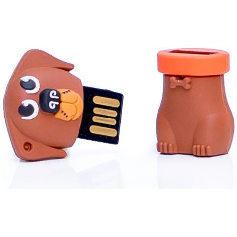 TECH ONE TECH TEC5134-32, 32 GB, USB tipo A, 2.0, Cuffia, Marrone - Foto 1