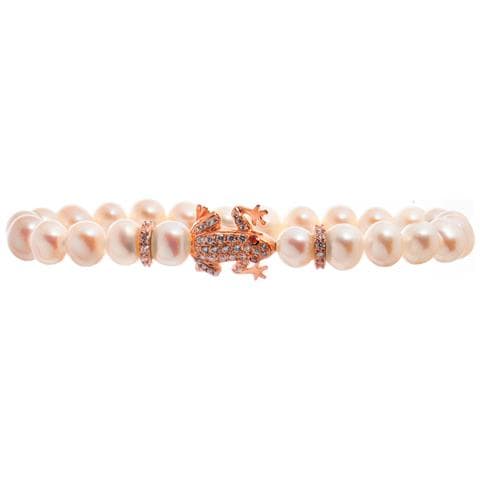 Gioielleria Jla-brfrog2wh. Bracciale, Colore Rosa. Donna. - In ordine - Foto 2
