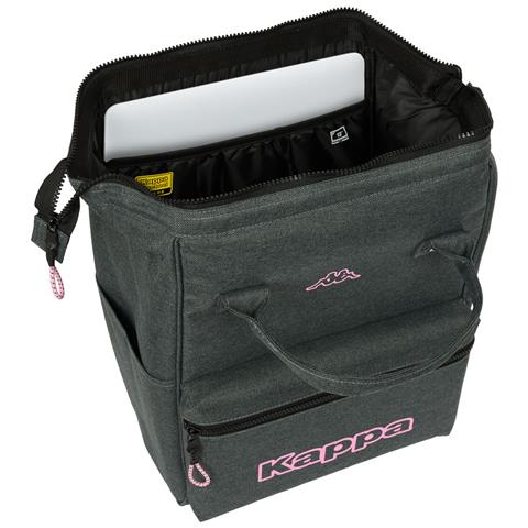 Zaino Per Portatile Silver Pink Grigio 27 X 40 X 19 Cm - Foto 2