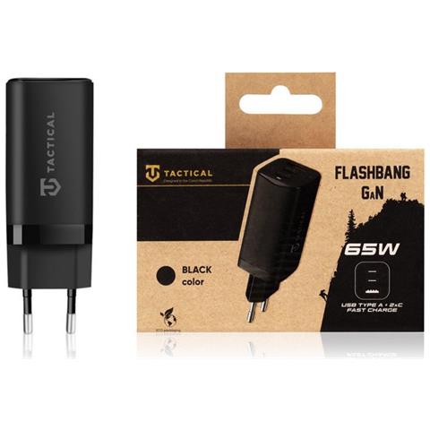 Caricabatterie Da Casa Originale Flashbang 1x Usb + 2x Usb-c Fino A 65w Black - Foto 2
