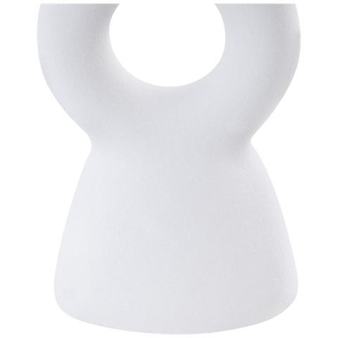 Portacandele Ceramica Bianco Sporco 17 Cm Sparta - Foto 2