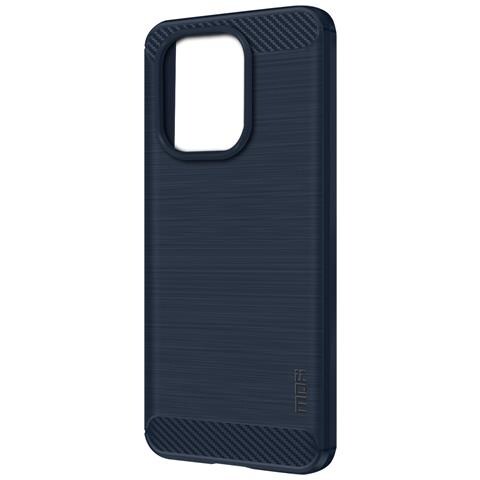Cover Silicone Per Xiaomi Redmi Note 13 4g Effetto Metallo Spazzolato, Blu - Foto 5