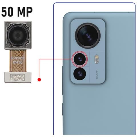Fotocamera Posteriore Per Xiaomi 12 Pro Teleobiettivo Zoom 2x 50mp - Foto 4