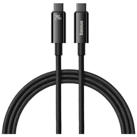 Cavo Di Ricarica E Trasferimento Usb-c-usb-c 240w Da 1 M, Nero - Foto 1