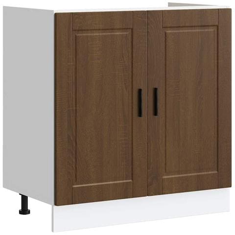 Mobile Base Lavello Porto Rovere Marrone 80x46x81,5 Cm - Foto 2