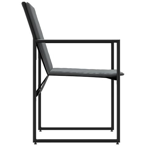 Poltrone da Giardino con Cuscini 4 pz Nero Textilene - Foto 9