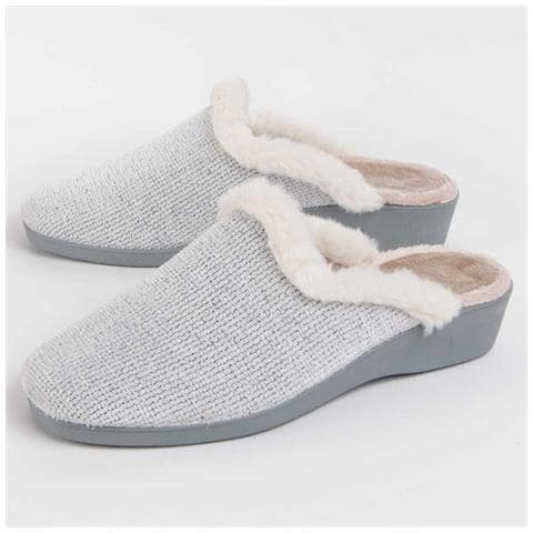 Pantofole Northome Carlper Grigie Grigio Tessuto - Foto 1