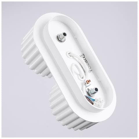 Lampada Da Soffitto Aura 2 Bianco Gx53 Sl. 1783 - Minimalist Lampada A Soffitto Bianco 8x21x10 Cm - Foto 8