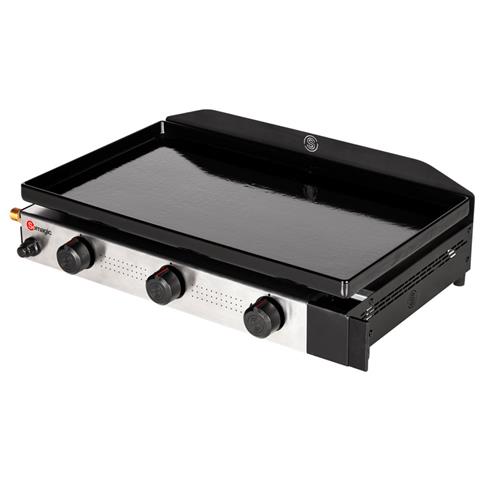 Griglia a Gas Happy Garden SO-SOL200 2 Bruciatori Potenza 4,25 kW Colore Nero - Foto 1