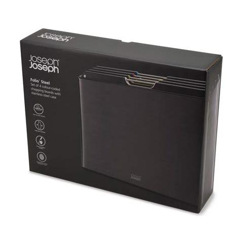 Folio Steel tagliere da cucina Rettangolare Carbonio - Foto 2