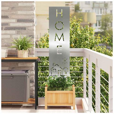 Schermo per privacy in giardino Traforo Argento 32 x 140 cm - Foto 2