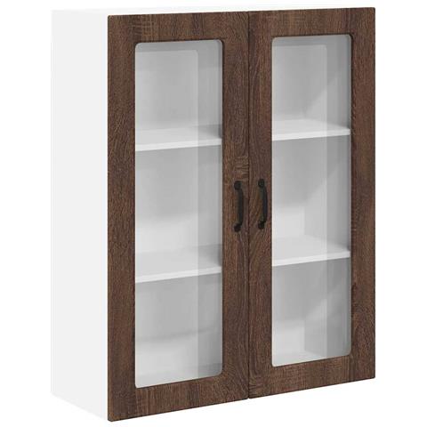 Pensile cucina con lo scaffale Rovere Marrone 80 x 31 x 100 cm - Foto 1