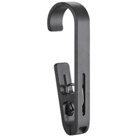 Ganci Per Tende In Abs - Confezione Da 4: Clip Versatili Per Cucina, Bagno E Dormitorio Black - Foto 2