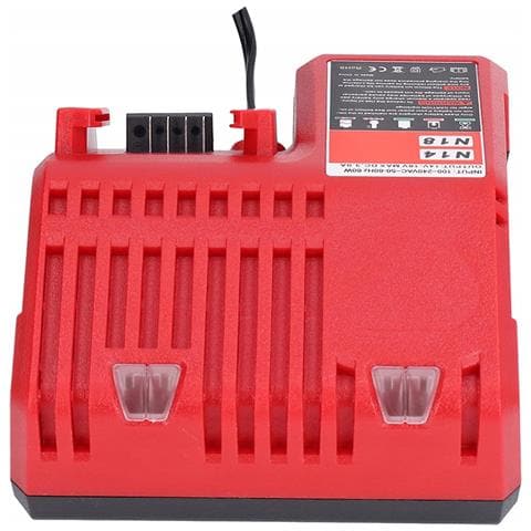 Caricabatterie Di Ricambio Voltplus M12-18fc - Compatibile Con Milwaukee M14, M18 | 12v-18v, 3a | Led, Abs, Certificazione Ce - Foto 2