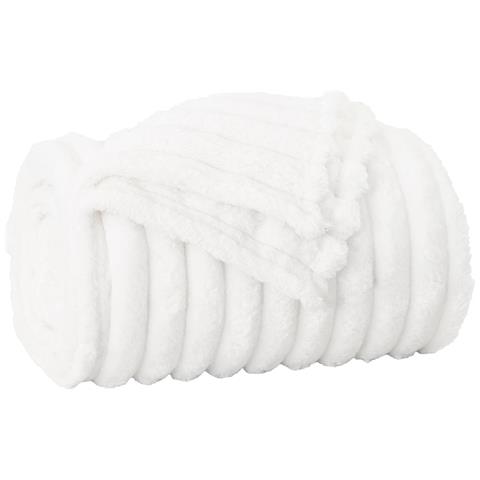Coperta Bianco 150 x 130 cm Panno - Foto 1