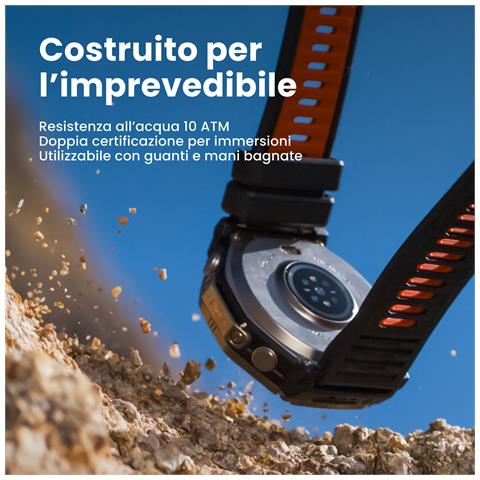 T-Rex Ultra 2 Display AMOLED 51 mm Mappe Precaricate Titanio di grado 5 Wi-Fi GPS (satellitare) - Foto 2
