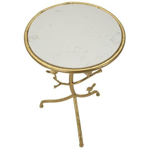 Tavolino Vkh801-oro-metallo-38x38x60 Cm - Foto 2