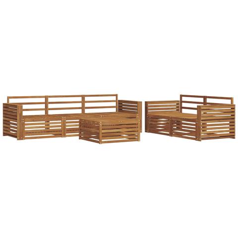 Set di divani da esterno 6 pcs Naturale - Foto 1
