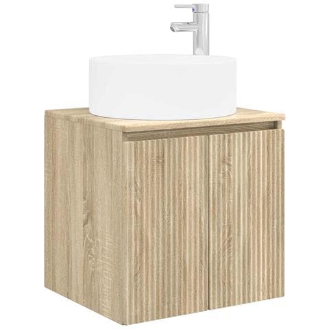 Mobile lavabo da parete Rovere Sonoma 49,5 x 44,5 x 65,5 cm - Foto 1