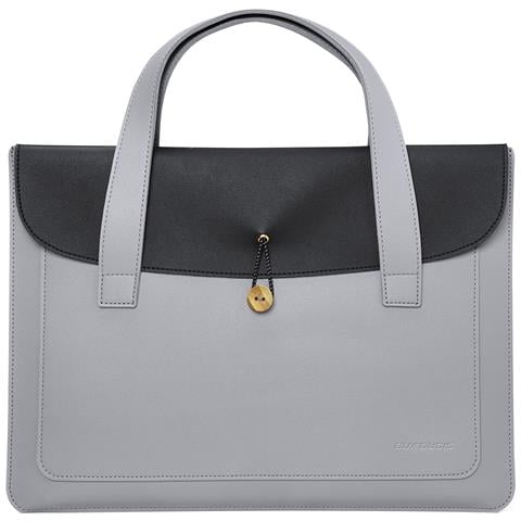 Mochila - Pelle Sintetica, Pelle, Grigio, Nero - Foto 1