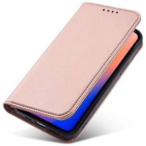 Custodia Magnetica Per Iphone 12 Pro Max, Portafoglio Per Carte, Supporto Per Carte, Rosa - Foto 1
