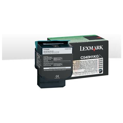 Cartuccia Toner Nero Return Program Ad Alta Resa Per 54X, X54X (2,5K) C540H1Kg - Foto 1