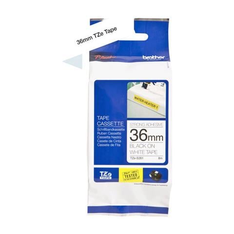 Nastro Etichette per Stampanti Nero su Bianco 3.6 x 800 cm  - Foto 2