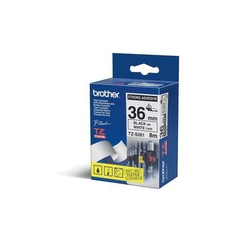 Nastro Etichette per Stampanti Nero su Bianco 3.6 x 800 cm  - Foto 1