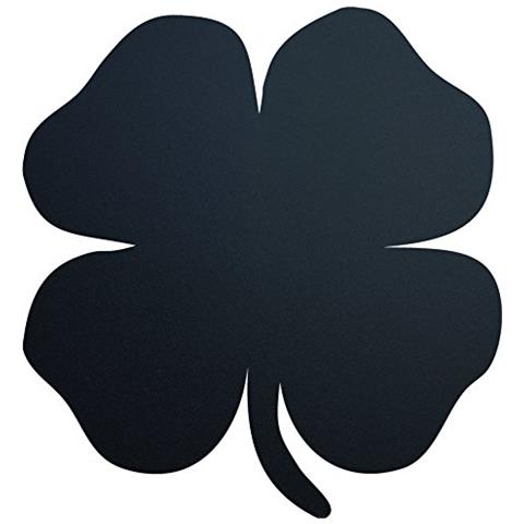 Lavagne Silhouette da parete - nero - max 53x31,1 cm - quadrifoglio - FB-FOURLEAF - Foto 1