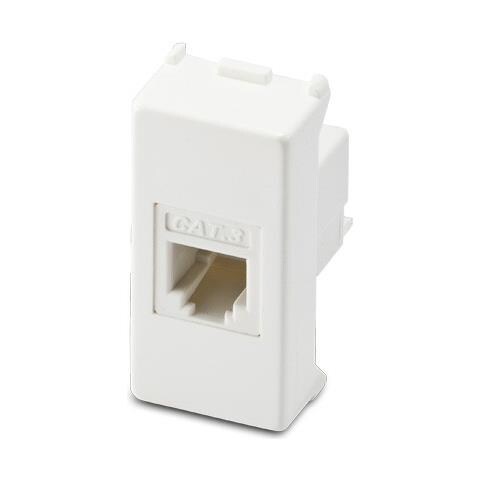 Mix Presa Telefonica Rj11 1 Plug 6/4 Bianca 21215 - Foto 1
