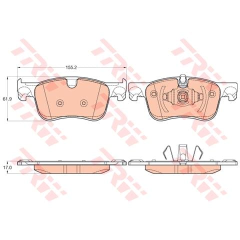 Kit Pastiglie Freno Gdb2062 - Foto 3