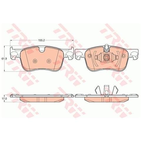 Kit Pastiglie Freno Gdb2062 - Foto 1