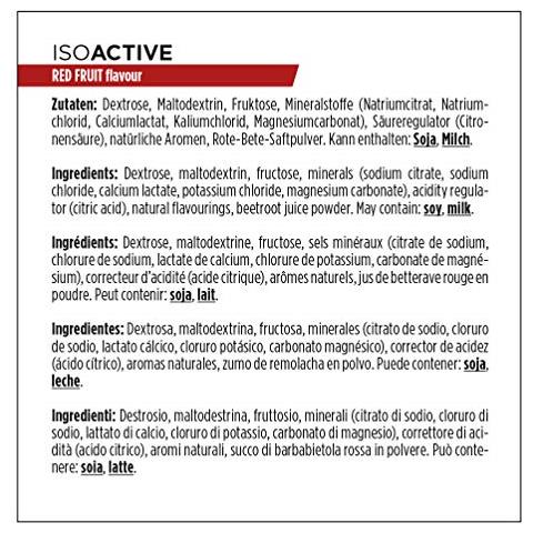 Powerbar Isoactive Red Fruit 600g - Bevanda Sportiva Isotonica - 5 Elettroliti + C2max - Foto 3