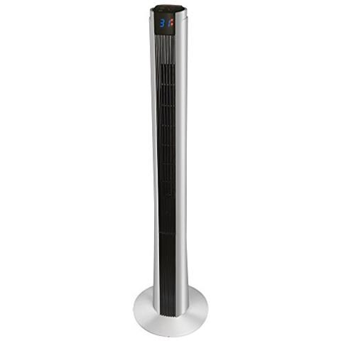 , Ventilatore A Torre Xxl Tft-50w-dtp, Colore Nero-argento, Con Comando A Distanza, Timer E Supporto Oscillante - Foto 1