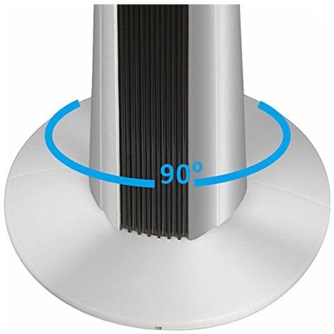 , Ventilatore A Torre Xxl Tft-50w-dtp, Colore Nero-argento, Con Comando A Distanza, Timer E Supporto Oscillante - Foto 3