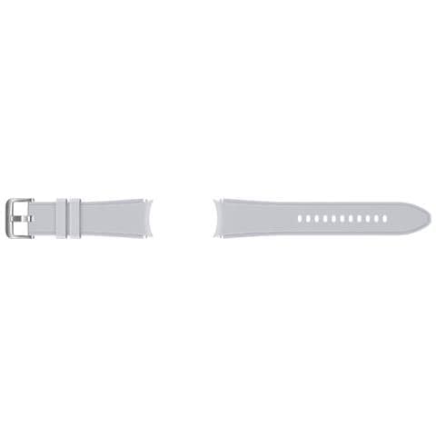 Cinturino Et-sfr89lsegeu Per Galaxy Watch 4 4 Classic Argento Fluoroelastomero Size S M - Foto 1