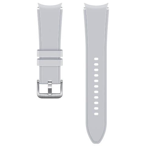 Cinturino Et-sfr89lsegeu Per Galaxy Watch 4 4 Classic Argento Fluoroelastomero Size S M - Foto 3