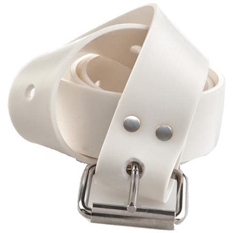 Cintura Silicone Marsigliese Fibbia Nylon Bianco Standard - Foto 1