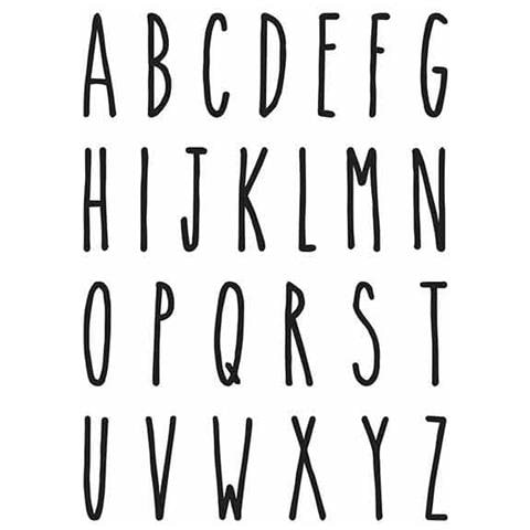 Matrici Da Taglio - Alfabeto Spostamento - Foto 1