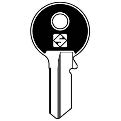 Chiave Piatta Slim Color Viro Vi082sl Ottone Nichelato X 10 Pz - Foto 1