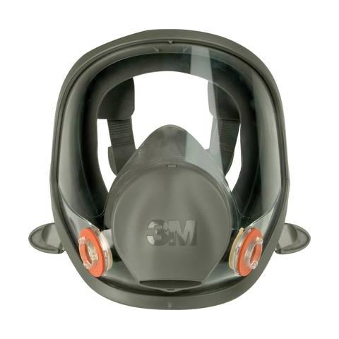 Maschera Completa in Silicone 6900 Taglia L Nero Grigio - Foto 1
