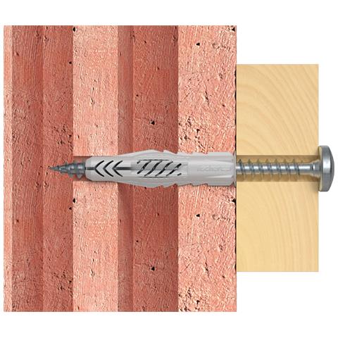 94721 ancoraggio a vite e tassello 100 pz Kit di viti e tasselli a muro 30 mm - Foto 6