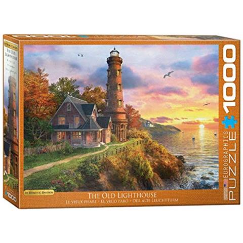 Faro Tramonto Oceano Scogliera Pace Tranquilla Puzzle, 1000 (6000-0965) - Foto 1