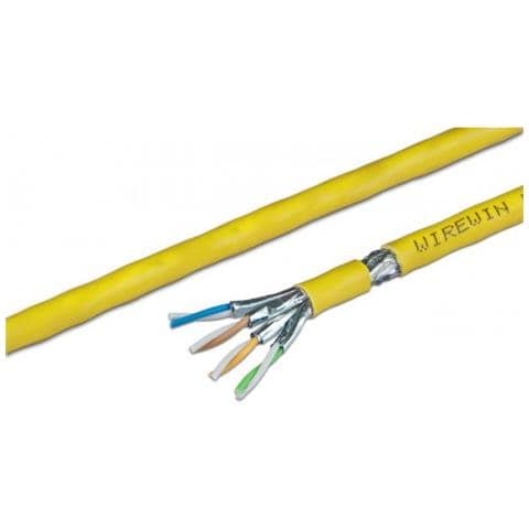 Wirewin Vkw Sftp K7a L3 500sxq Cavo Di Rete Giallo 500 M Cat7 S /ftp (s-stp) - Foto 6
