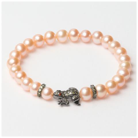 Bracciale Donna Jla-br-frog-3-pe Arancio Verde Argento Puro 16 Mm - Foto 1