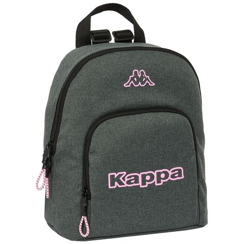 Zaino Kappa Silver Pink Mini Grigio 25 X 30 X 13 Cm - Foto 1